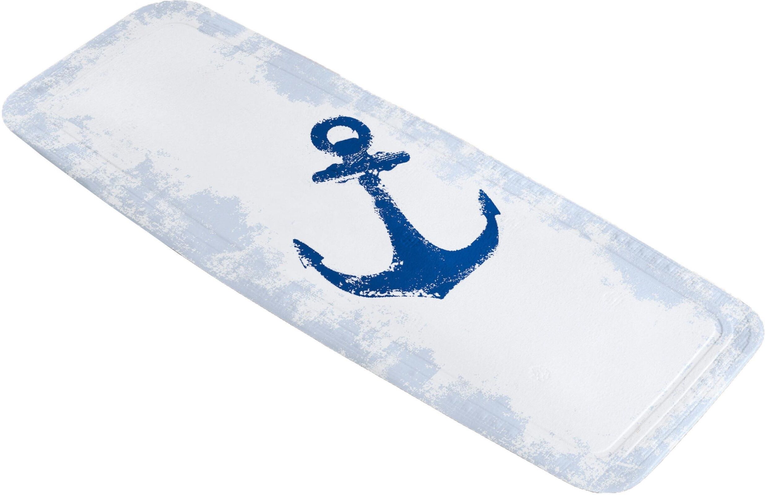Wanneneinlage KLEINE WOLKE "Anchor", bunt, B:36cm L:92cm, Kunststoff, Wanneneinlagen, Wanneneinlage bunt B/L: 36cm x 92cm