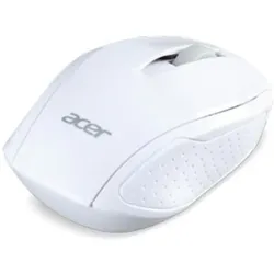 Acer kabellose Maus G69 RF2.4G mit Chrome Logo Weiss Retail Pack WWCB (Kabellos), Maus, Weiss