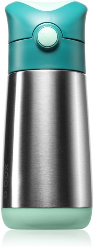 b.box Thermos Mini thermos avec paille Emerald Forest 1 pcs