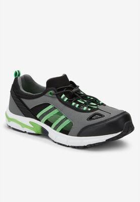 Men's Toggle Water Shoe by KingSize in Steel Green (Size 13 M)