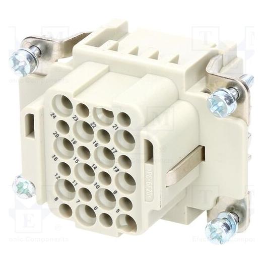 Harting Steckverbinder: HDC Kontakteinsatz weiblich 10A 250V Han HMC (09162243101)