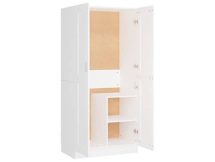 Garde-robe - VIDAXL - Blanc - 2 portes - 180 cm