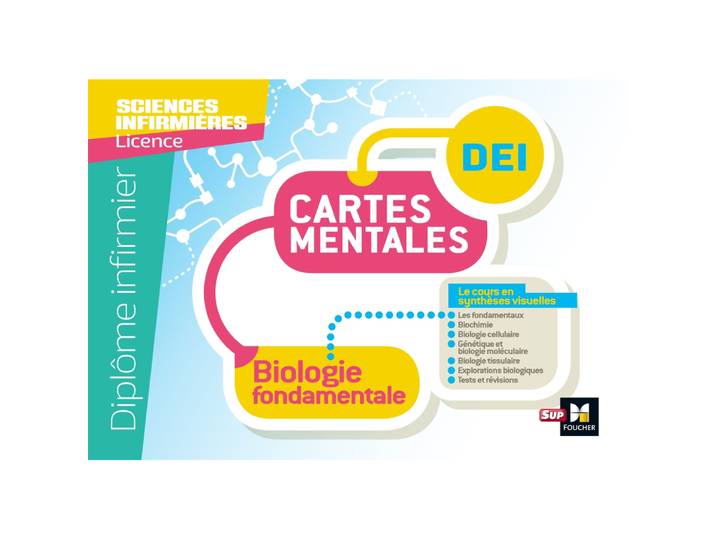 Diplôme Infirmier - DEI - Cartes mentales - Biologie fondamentale (Broché)
