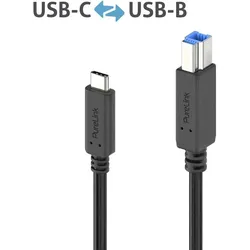 PureLink USB 3.2 USB-C auf USB-B Kabel - 1m