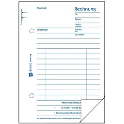 Avery, Formular, Formularbuch Rechnung