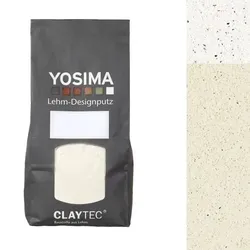 CLAYTEC YOSIMA Lehm-Designputz Alt-Weiss FL - 2 kg Beutel