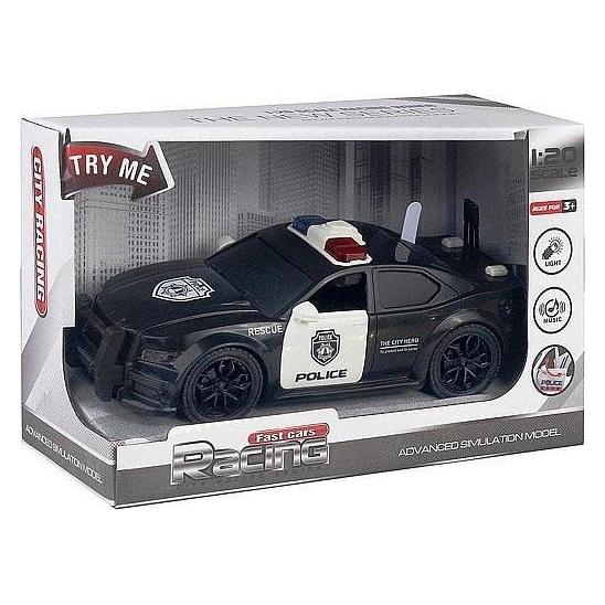 Adar Batteriebetriebenes Polizeiauto mit Lichtgeräusch im Massstab 1:20 (ad81937)