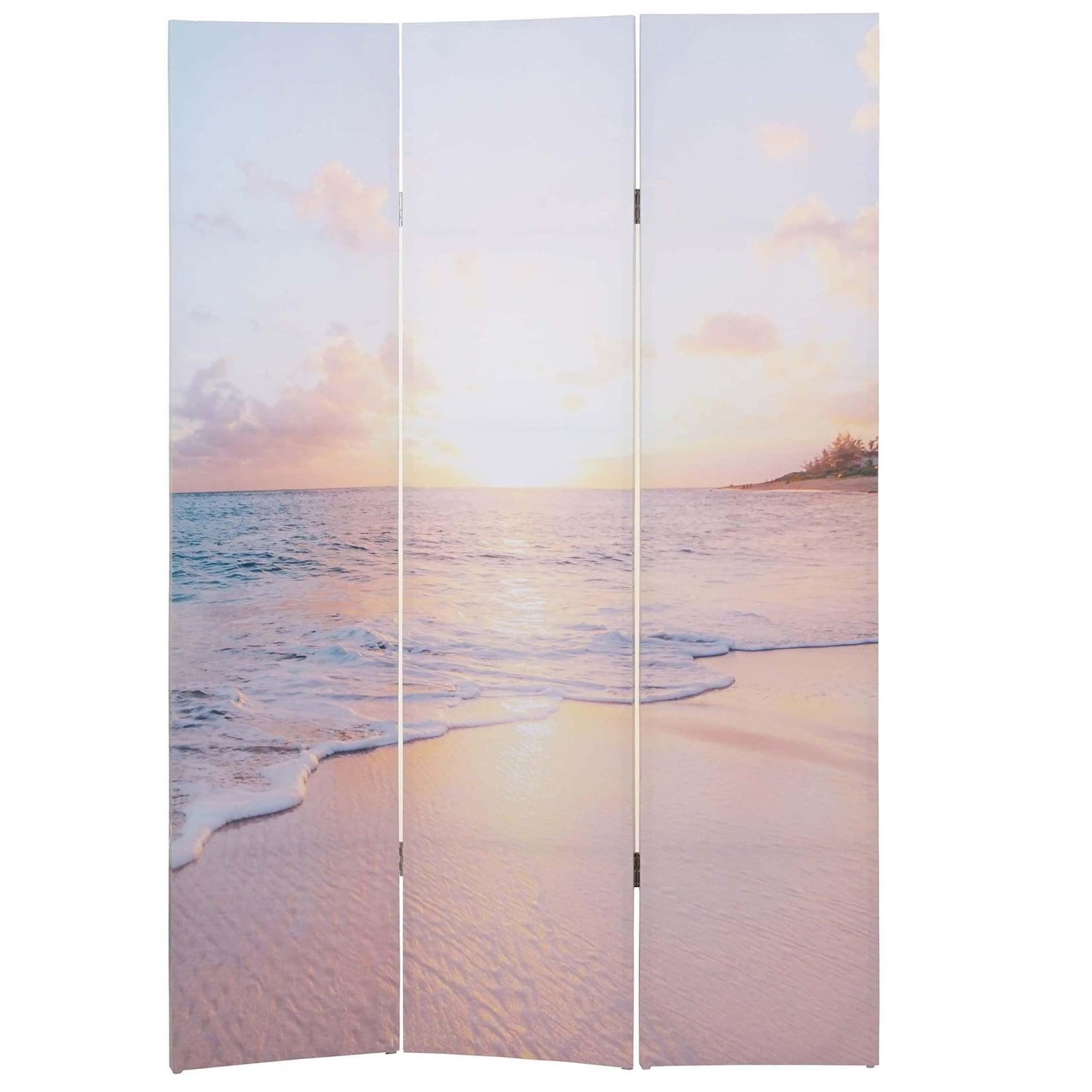 Foto-Paravent MCW-A83, Raumteiler Trennwand Sichtschutz, MVG-zertifiziert ~ 170x121cm Ocean