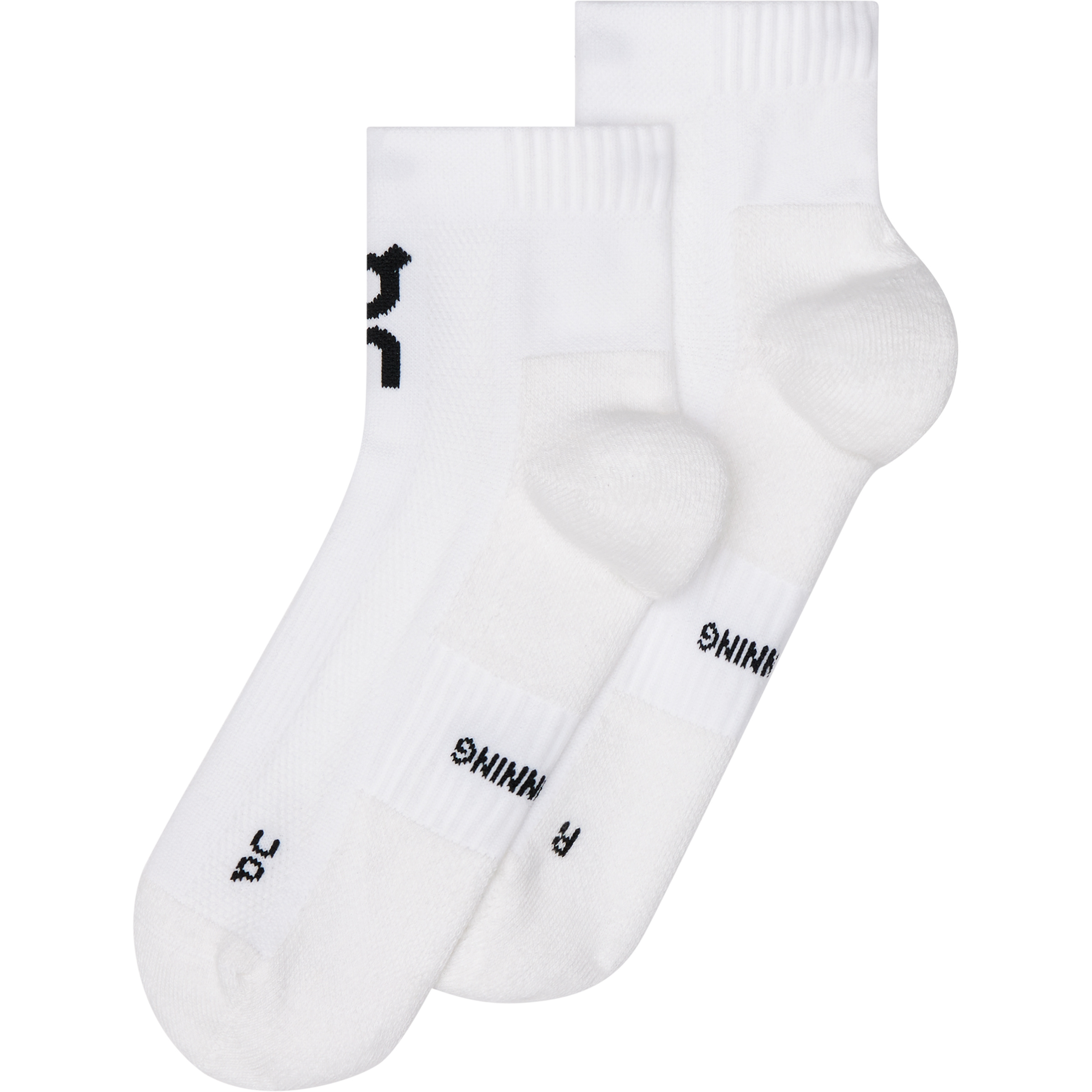 On Core Run Mid Laufsocken weiss Größe 47 Laufen | Trailrunning Elastisch