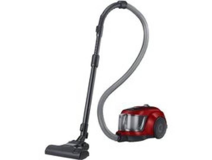 Aspirateur traîneau rouge - Samsung - Capacité 1 3 l - Nettoyage à sec - Filtre HEPA - Tube télescopique