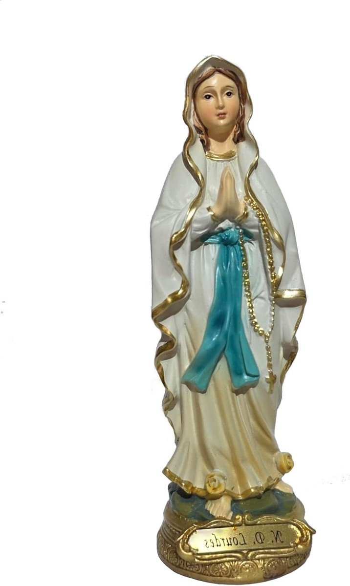 Wit Mariabeeld Lourdes Religieus Beeld Hoogte: 145 cm
