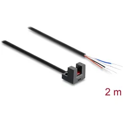 DELOCK Gabellichtschranke 5mm Typ L PNP L/D umschaltbar 2m