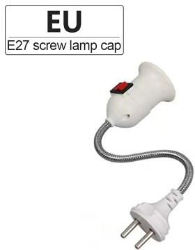 Uplifted Finds Direct Plug In E27 Lamp Holder With Switch For LED Bulbs And Table Lamps b Eu