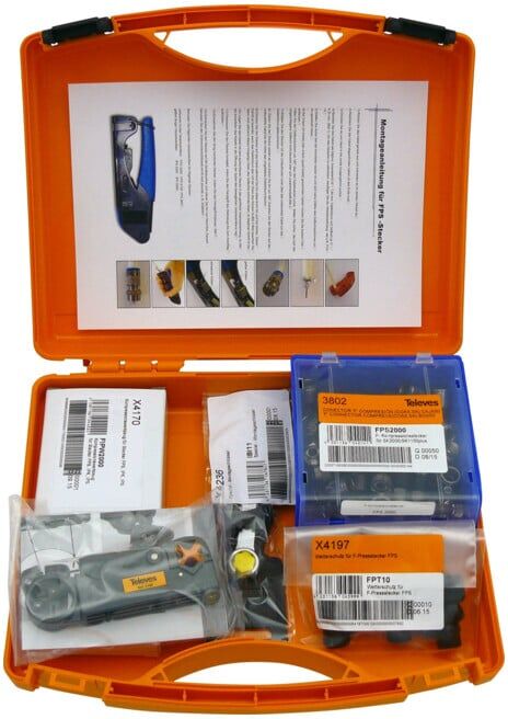 Televes Kit de connecteurs à compression pour SK2000 plus PPS2000 (216401)