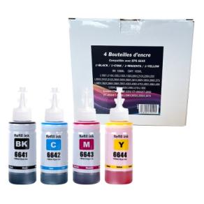 Epson Druckerzubehör Generink Tintes kārtridžs GenerInk Ecotank 664 C13T664640 komplekts (E-664-PACK-GI-N)
