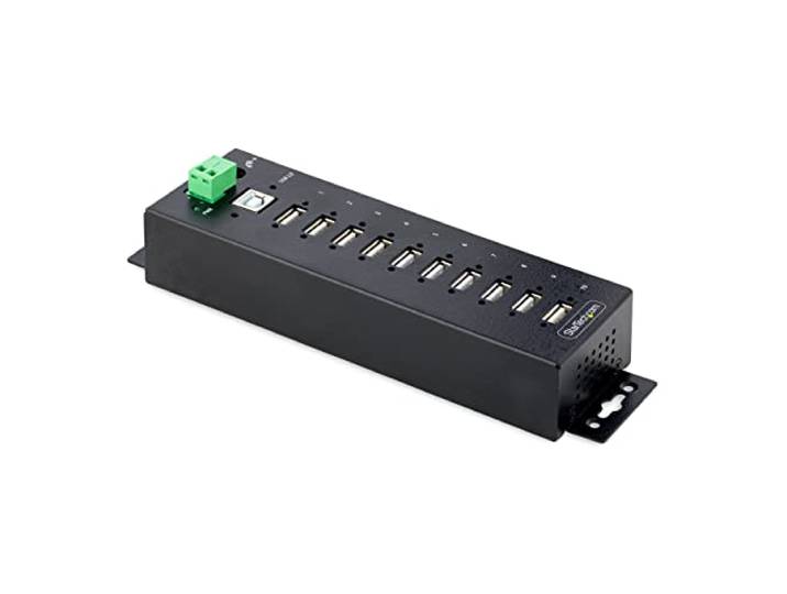 StarTech 10-Port Industriële USB 2.0 Hub, Rugged (USB210AIND-USB-A-HUB)