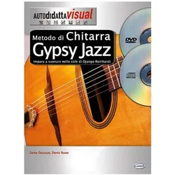 Metodo di chitarra Gypsy Jazz (+CD +DVD) (it), Fachbücher von Denis Roux, Samy Daussat