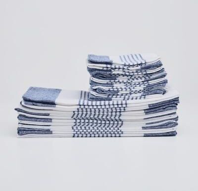 Savannah Cotton Rich 24pc Kitchen Towel Set