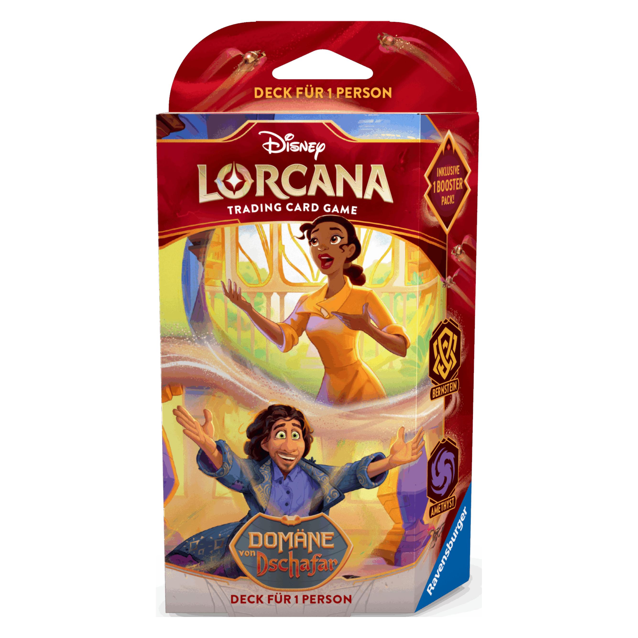 Disney Domäne von Dschafar Starter Deck Bernstein & Amethyst DE (Deutsch, Booster Pack, Deck) (RA98492)