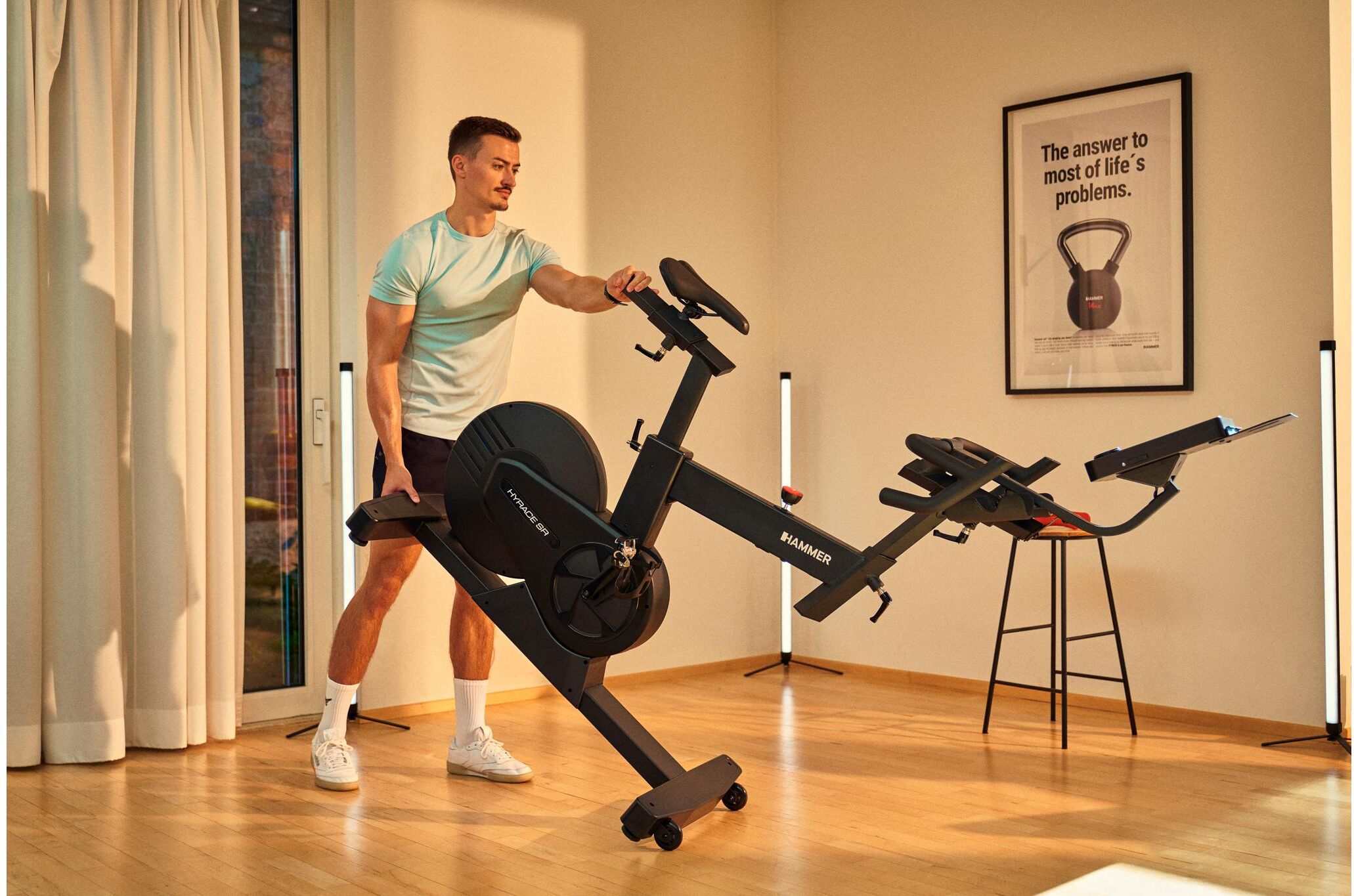 Speedbike "Indoor Bike Speed Race S", schwarz, Heimtrainer, Speedbike schwarz Einheitsgröße