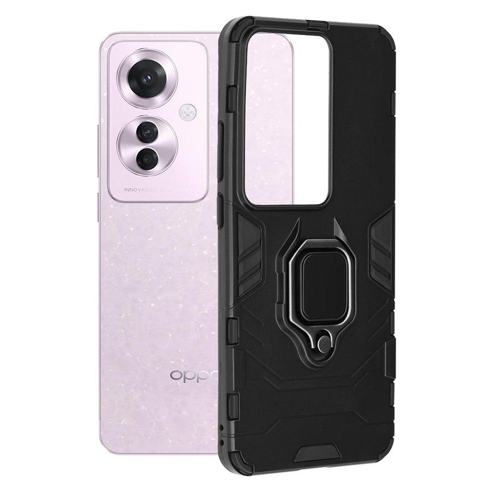 Techsuit - Silicone Shield - Oppo Reno11 F - Black (Oppo Reno 11F) (56349809)