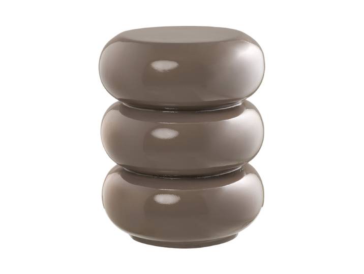 Runder Design Beistelltisch „Rosalino“ Braun Nordic Living