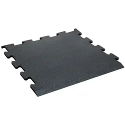 TRENDY SPORT Bodenmatte Rubber Interlocking Flooring Segura 1000 Randstück 1,0 cm schwarz