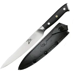 Alpha-Royal German 6`Allzweckmesser 56 HCR Edelstahl Schwarz