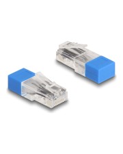 Delock RJ45 Stecker mit Abschlusswiderstand 120 Ohm blau Netzwerk (67187)