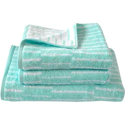 Dyckhoff Frottierserie Panels mint Handtuch 50 x 100 cm, 6 Stück