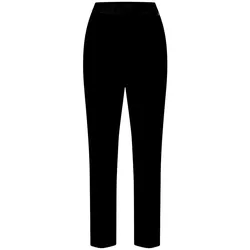 Knöchellange Slim Fit-Jersey-Hose BASLER schwarz, 22