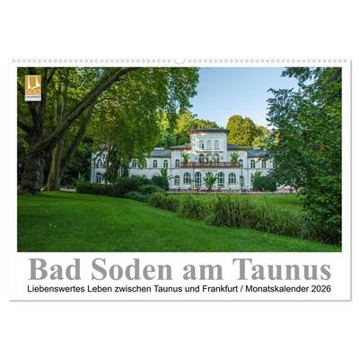 Bad Soden am Taunus (Wandkalender 2026 DIN A2 quer), CALVENDO Monatskalender