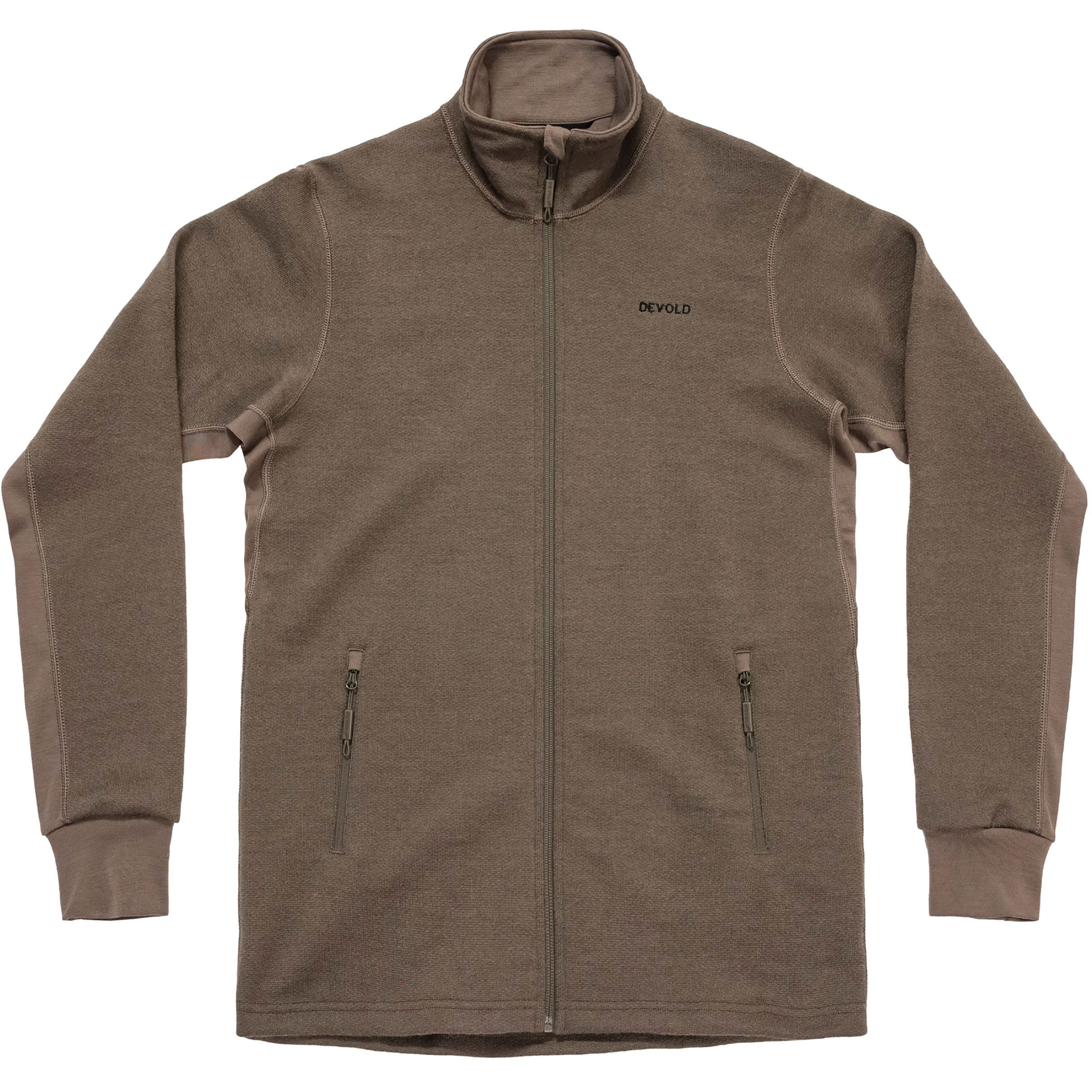 Devold Thermo Wool Herren Wanderjacke braun Größe M Trekking Widerstandsfähig