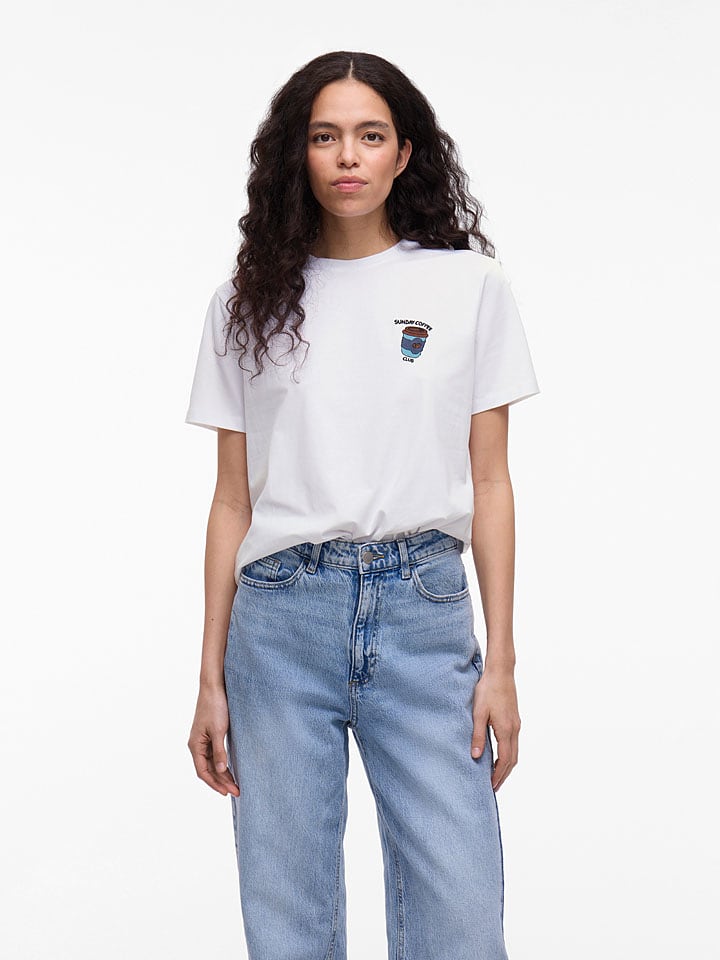 Vila Shirt in Weiß - S