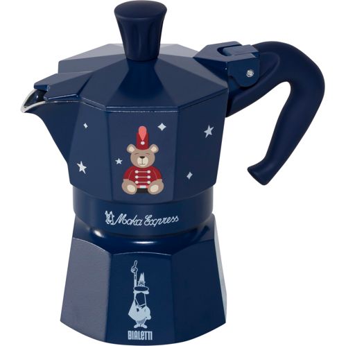 Bialetti Moka Express 1TZ blau Joyful Memories