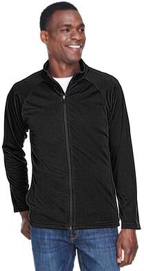Devon & Jones DG420 Men's Stretch Tech-Shell Compass Full-Zip Jacket in Black size 2XL   Polyester