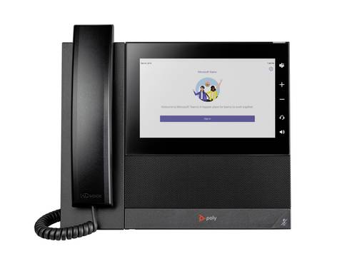 HP Poly CCX 600 Business Media Phone MS Schnurgebundenes Telefon, VoIP Schwarz