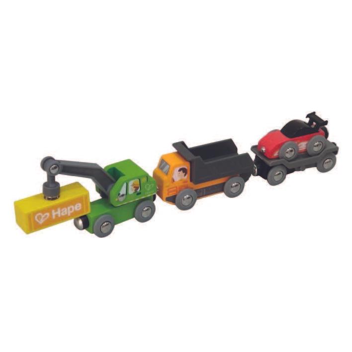 Hape Colourful Construction Vehicles Fleet (E8785A)
