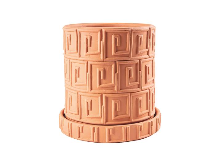 In- & Outdoor Design Blumentopf „Magna Graecia Terracotta Greca“ Seletti