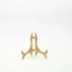 Buchhalter, Tellerständer Messing Gold Höhe 10 cm
