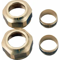 Wolf Klemmringverschraubung 2x22mm 2483530 f. Solarpumpengruppe 20E