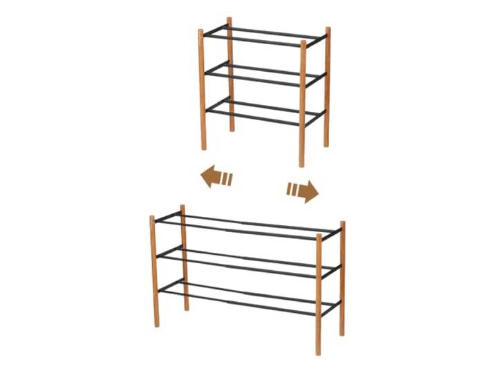 YAMAZAKI Étagère à chaussures extensible unie pour 3 pneus BK