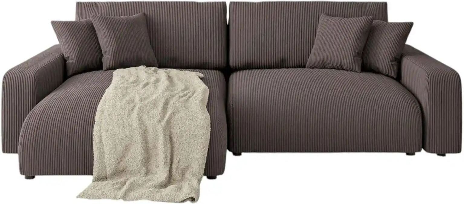 S-STYLE Ecksofa  Emma ¦ braun ¦ Maße (cm): B: 234 H: 78