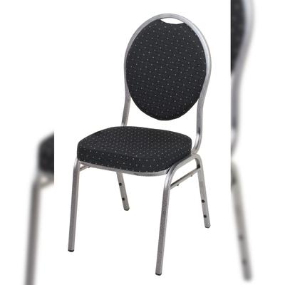 DELUKE Bankettstuhl JAYDE 2er Set Polyester Schwarz 93x44,5x50,5cm Konferenzstühle Besucherstühle Bürostuhl