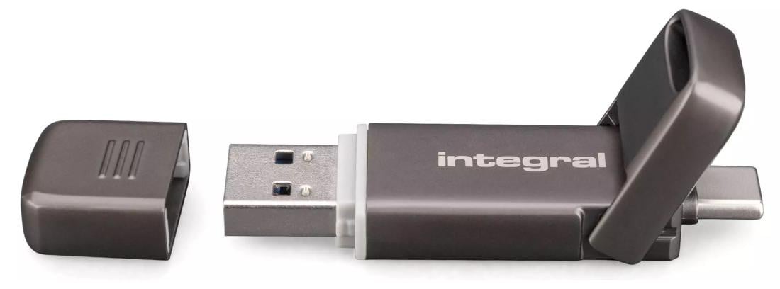 Integral USB-stick INUSSD512GBSLIMXDL3.2, 512 GB, USB 3.2 Gen 2x2, 550 MB/s