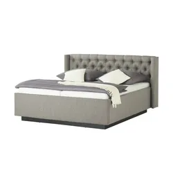 Kollektion Kraft Polsterbettgestell   ¦ grau ¦ Maße (cm): B: 228 H: 104