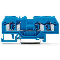 WAGO 281-684 Durchgangsklemme 6 mm Zugfeder Belegung: N Blau 50 St. Package