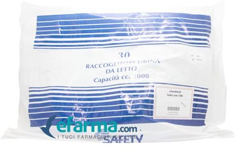 Safety Sacca da Letto Per Raccolta Urina Senza Scarico 130 cm 30 Pezzi
