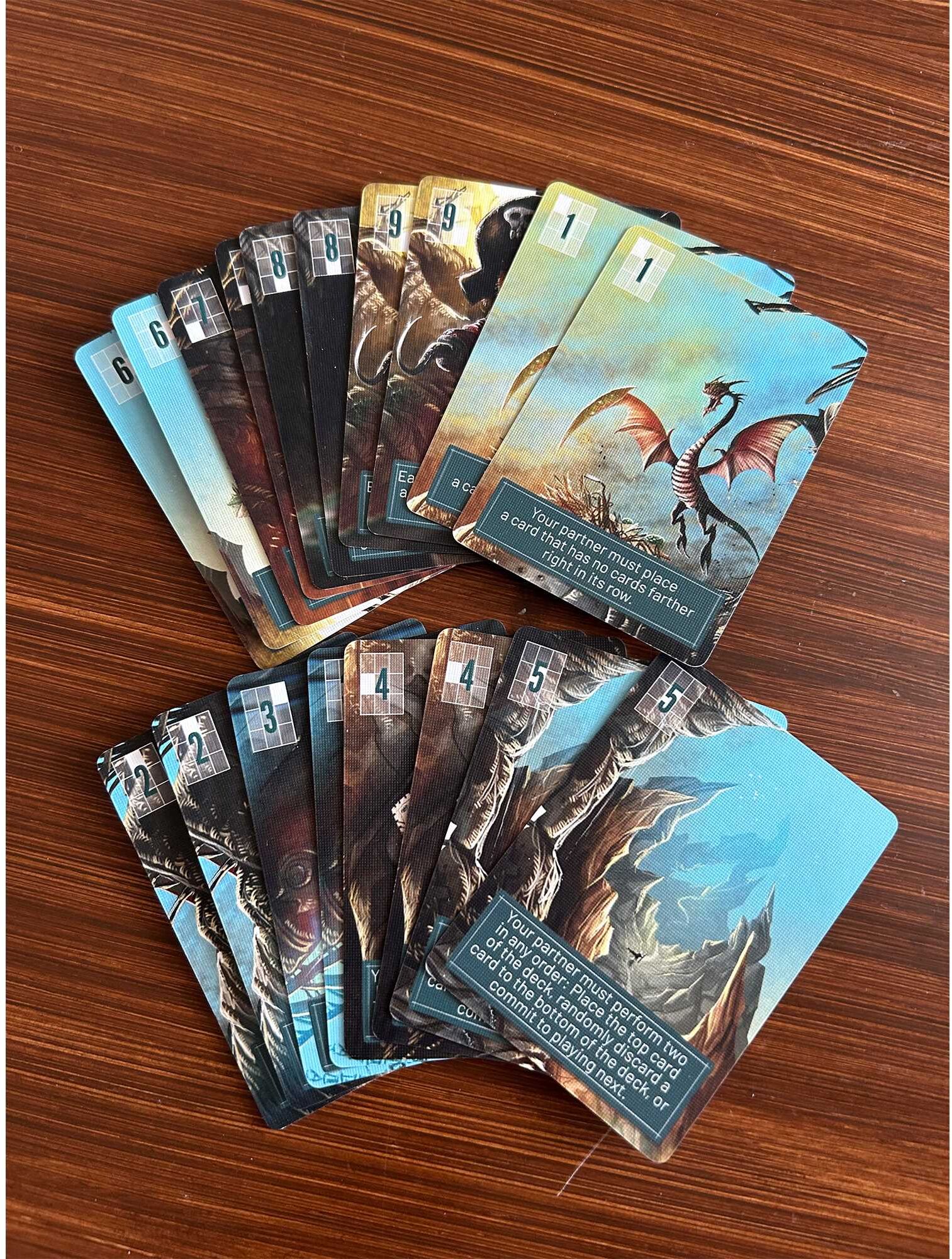 Smitten 2 Cooperative Card Game for 1-2 Players by Stonemaier Games with Illustrated Panorama Artwork