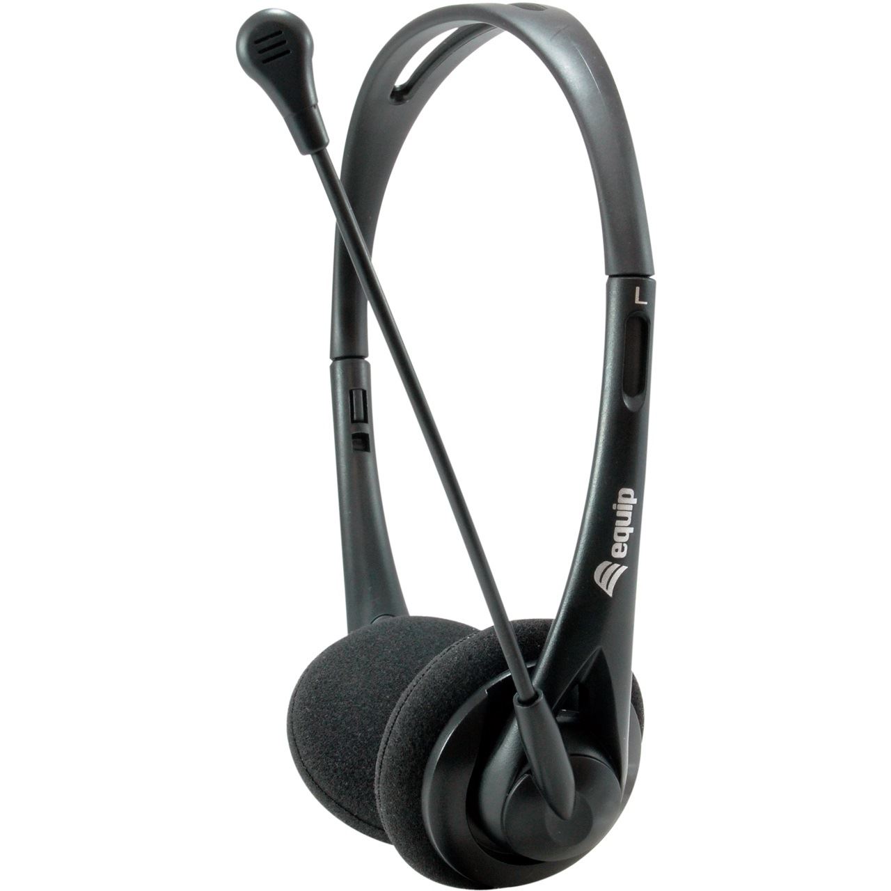 Equip Headset Klinke 245302 2m Kabel,Mikro,Fernbe. Stereo schwarz